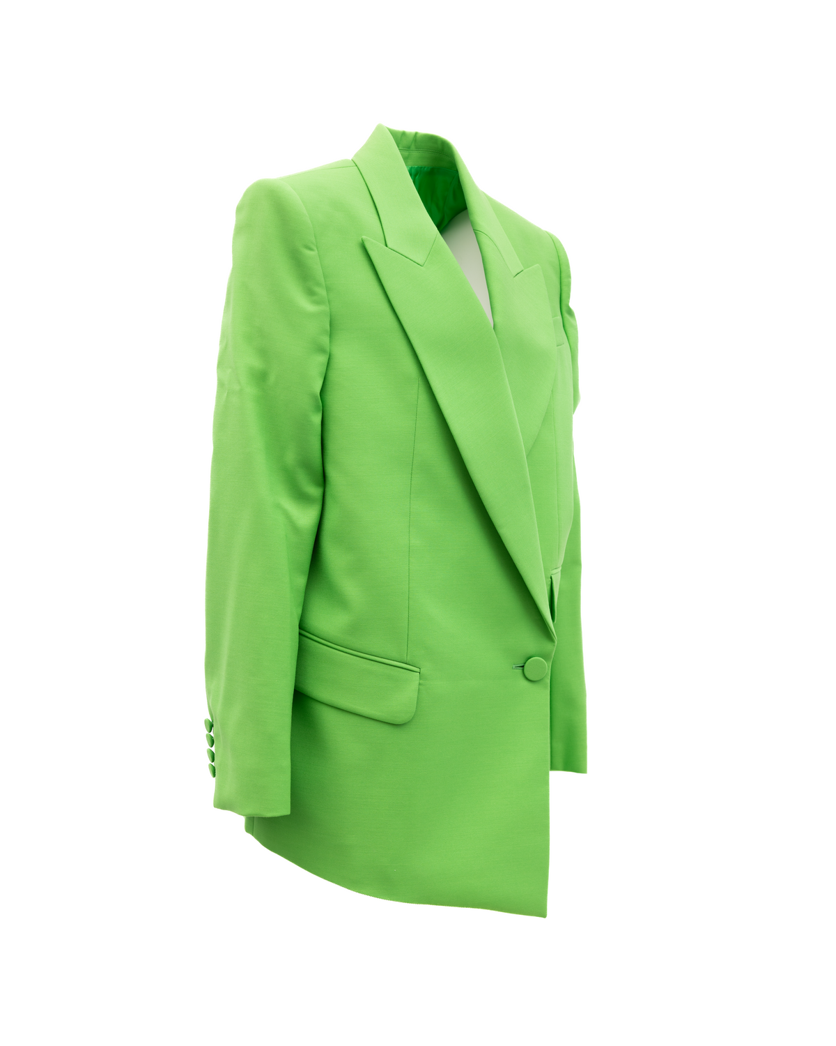 Alexander McQueen Green Women Wool Women's Blazer