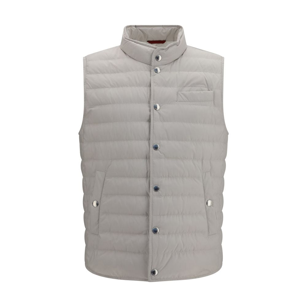 Brunello Cucinelli White Polyester Men's Coat