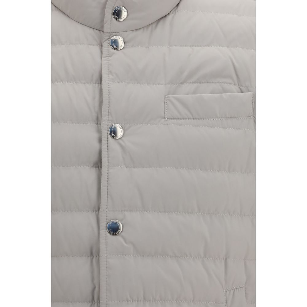Brunello Cucinelli White Polyester Men's Coat