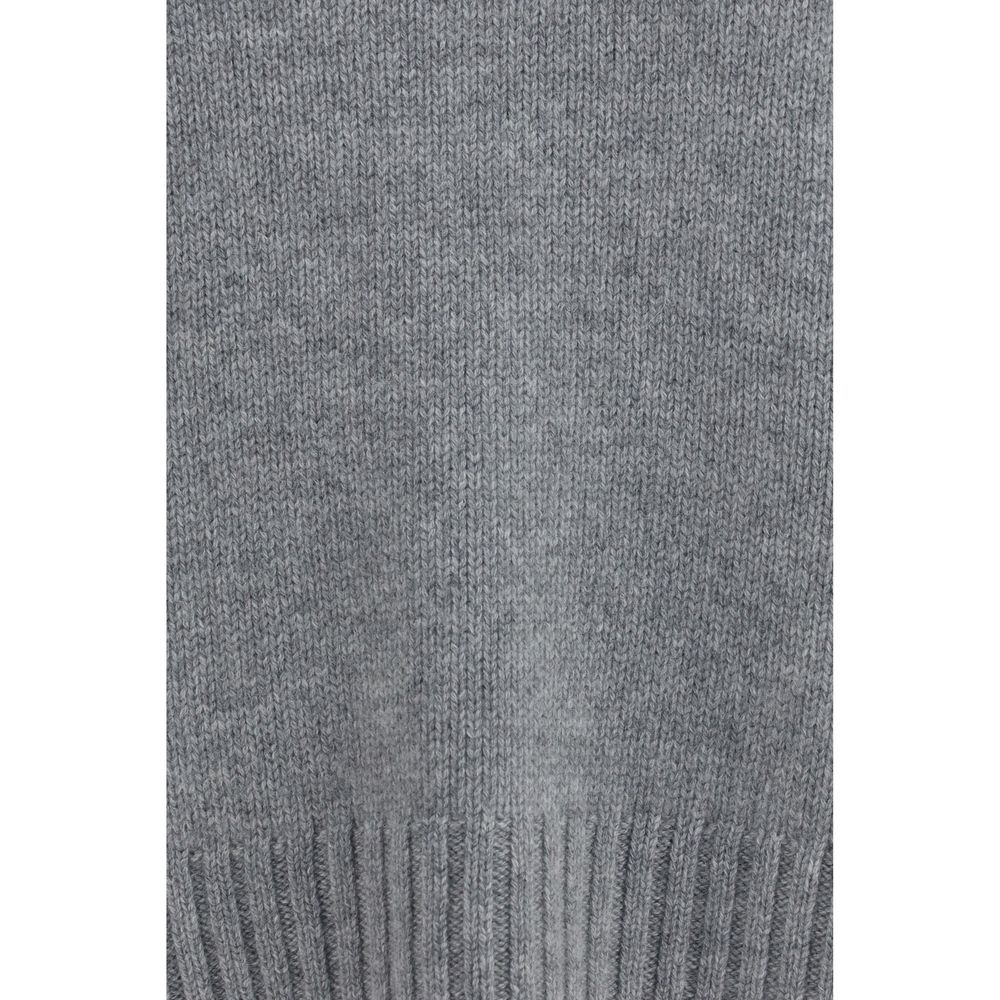 Allude Gray Cashmere Women's Turtleneck