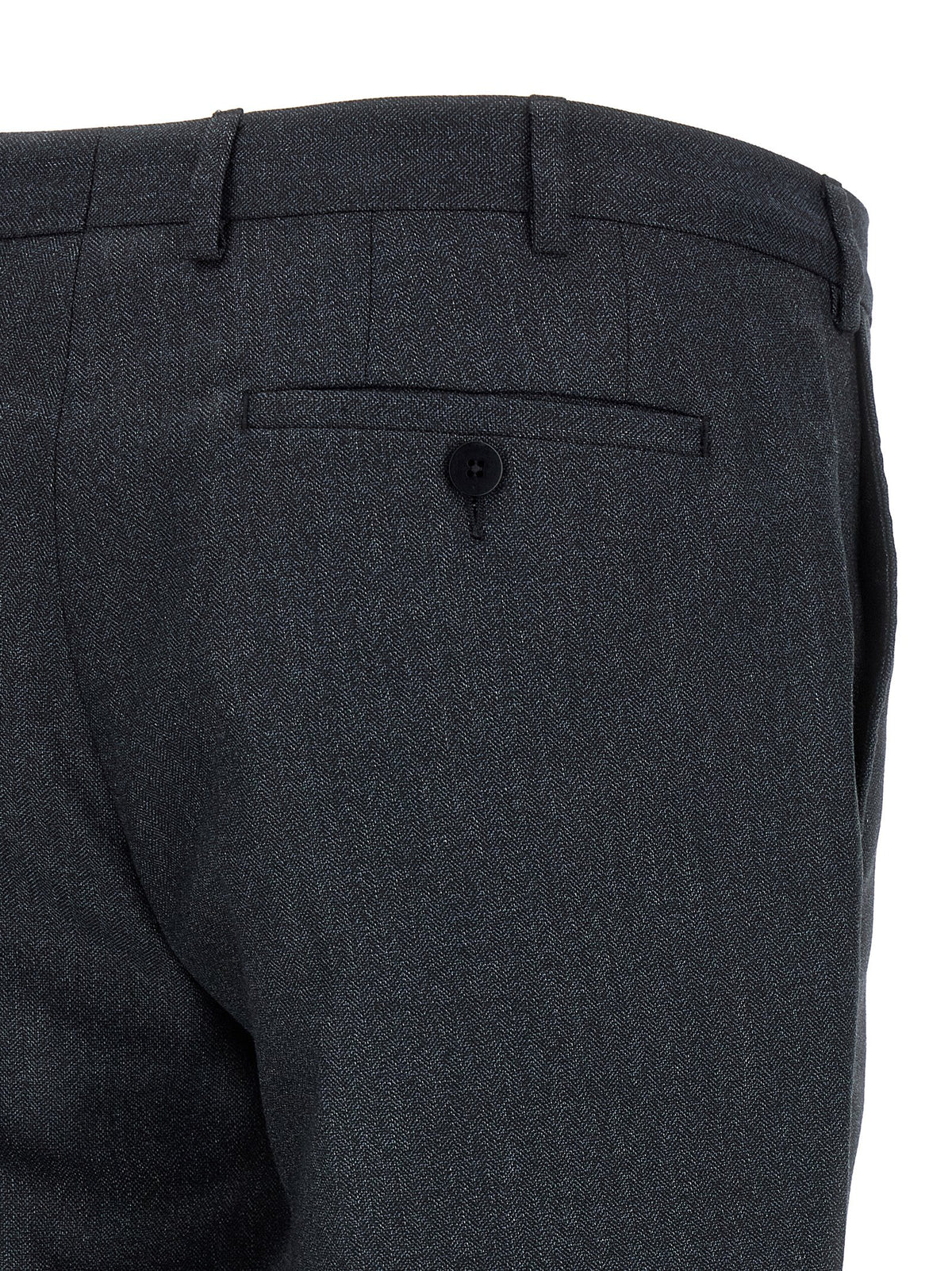 Pal Zileri Gray Polyester Two-Piece Men's Suit
