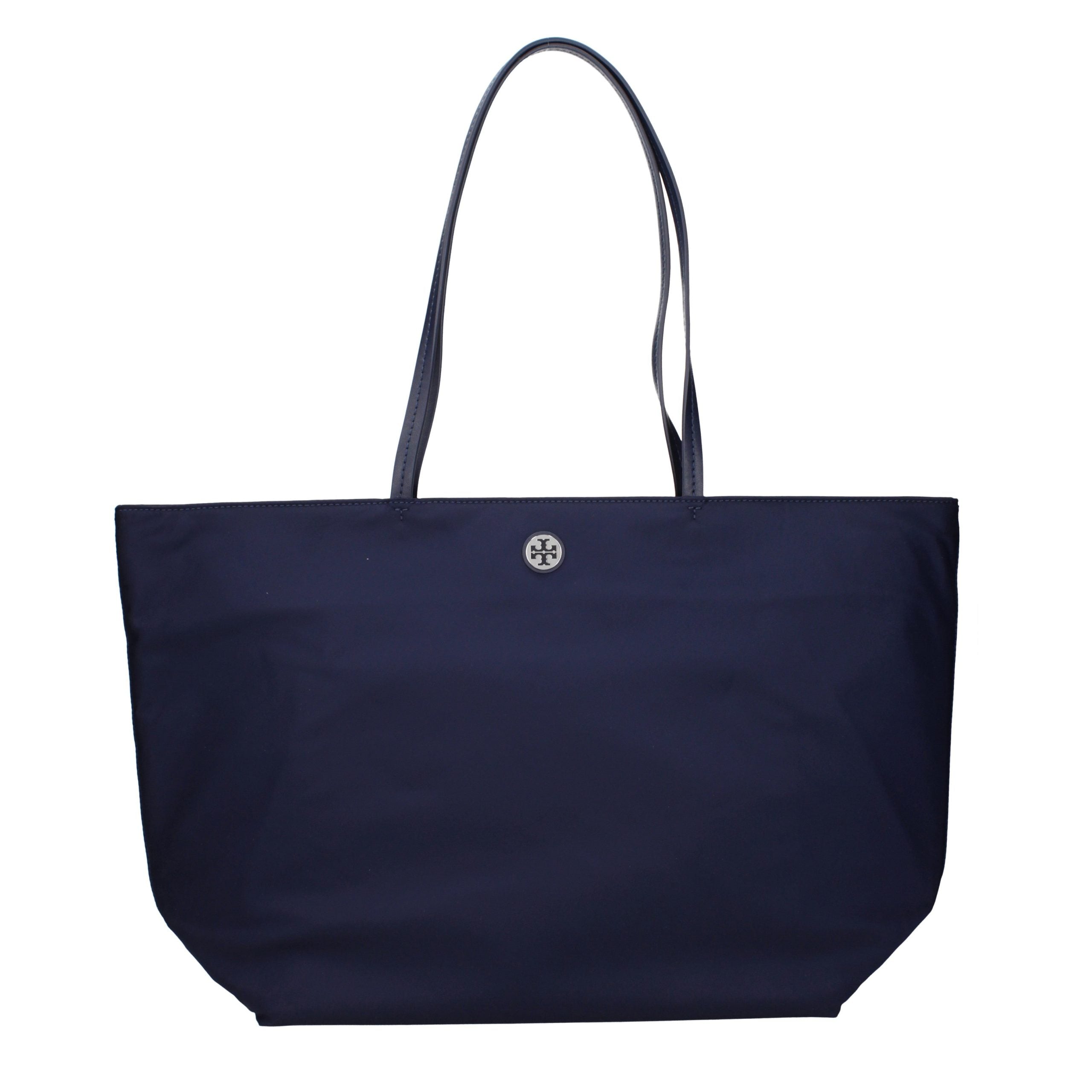 Tory Burch Blue Fabric Shoulder Women's Bag