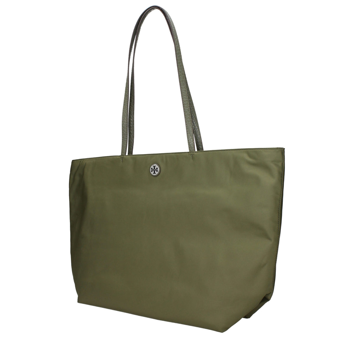 Tory Burch Green Fabric Shoulder Women's Bag