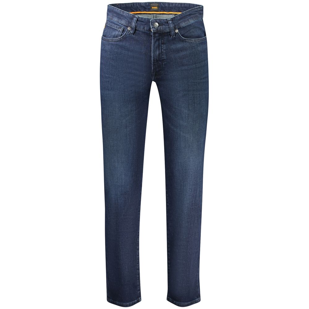 Hugo Boss Blu Cotton Men Men's Jeans