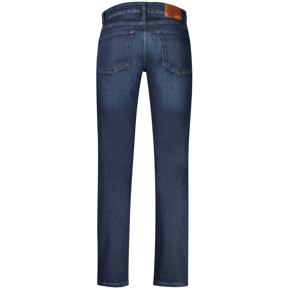 Hugo Boss Blu Cotton Men Men's Jeans