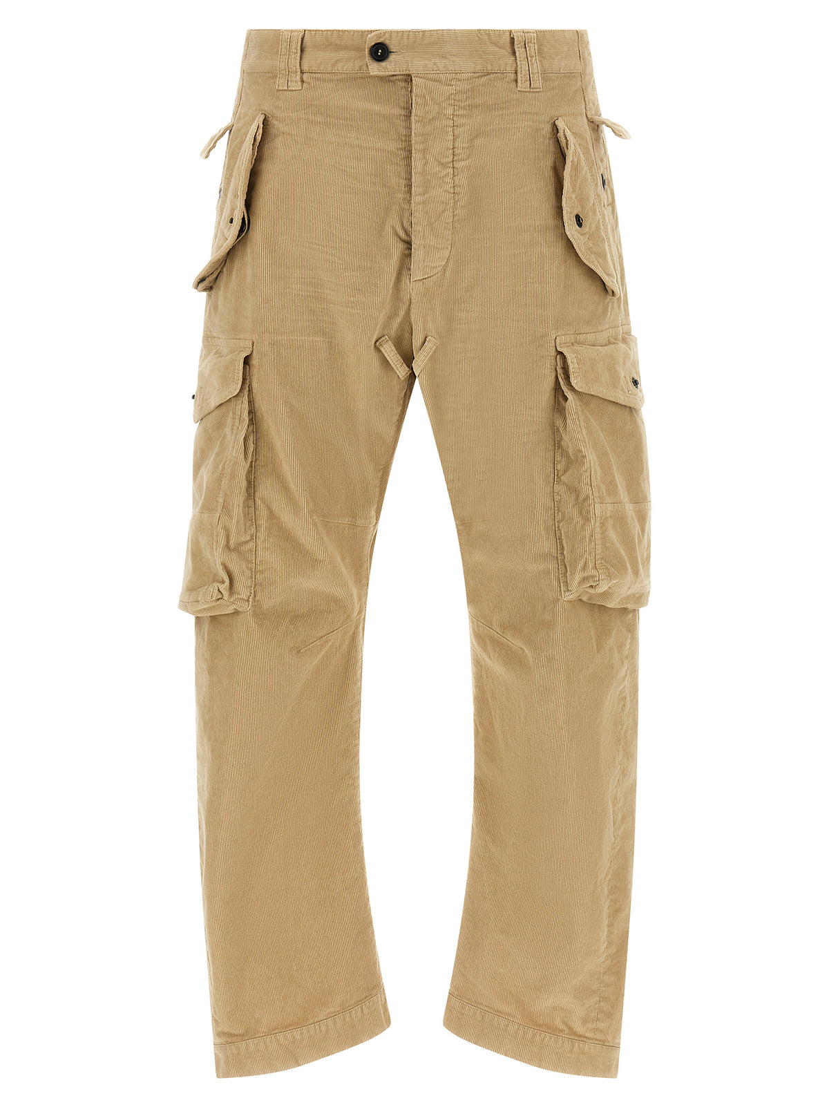 Dsquared² Beige Cotton Cargo Men's Pants