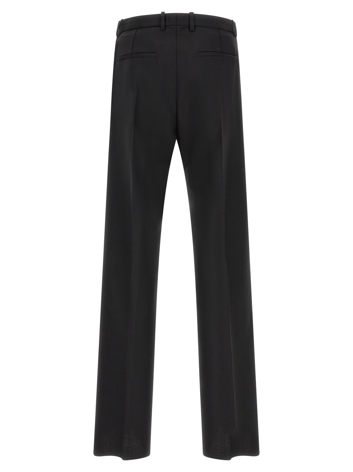 Jil Sander Black Virgin Wool Dress Men's Pants