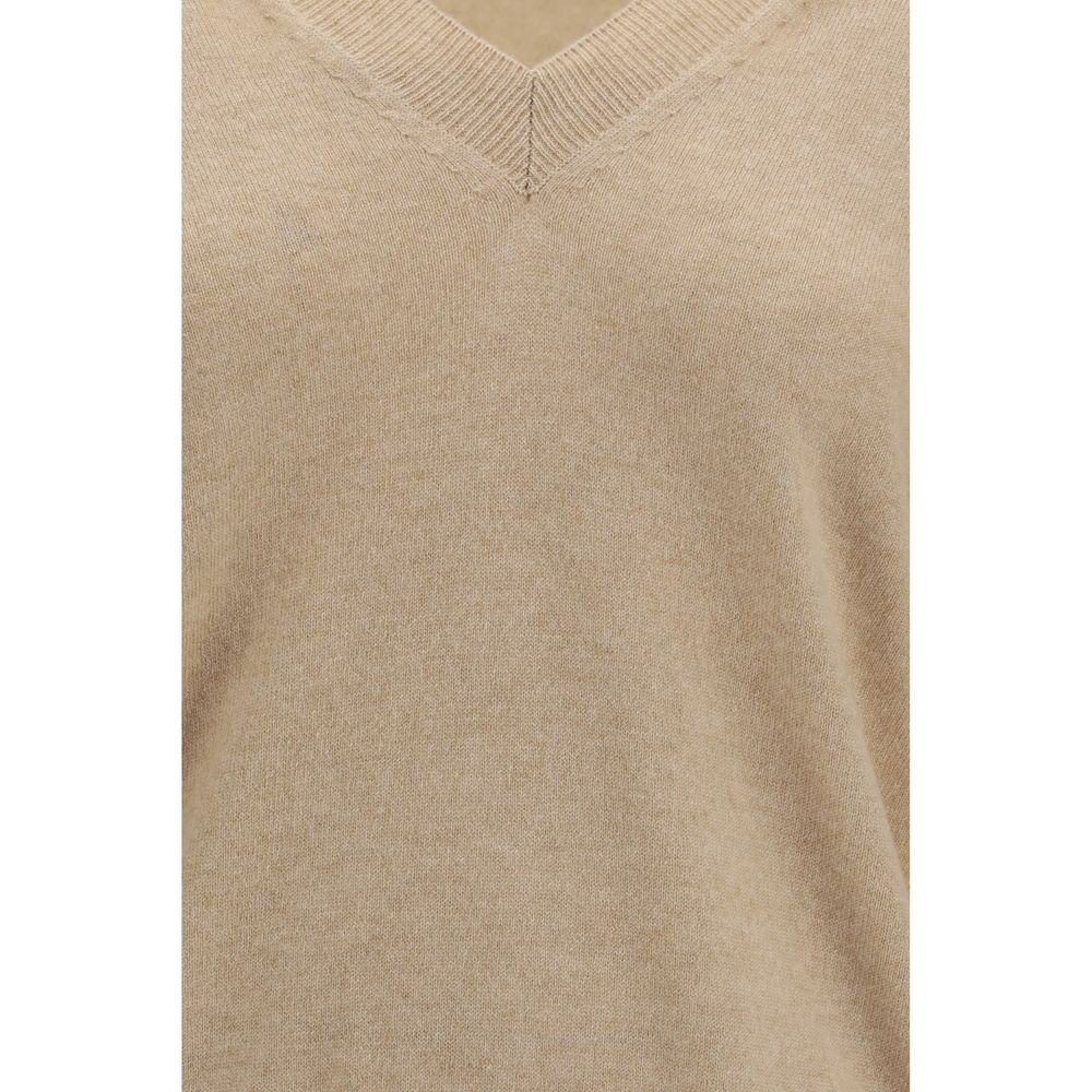 Malo Beige Cashmere Women's Sweater