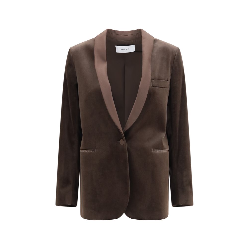 Lardini Brown Cotton Women's Blazer