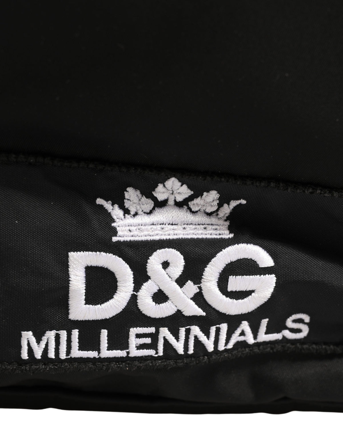 Dolce & Gabbana Men Black #DG LOVE Logo Patches Nylon Backpack Men's Bag (Pre-Owned)