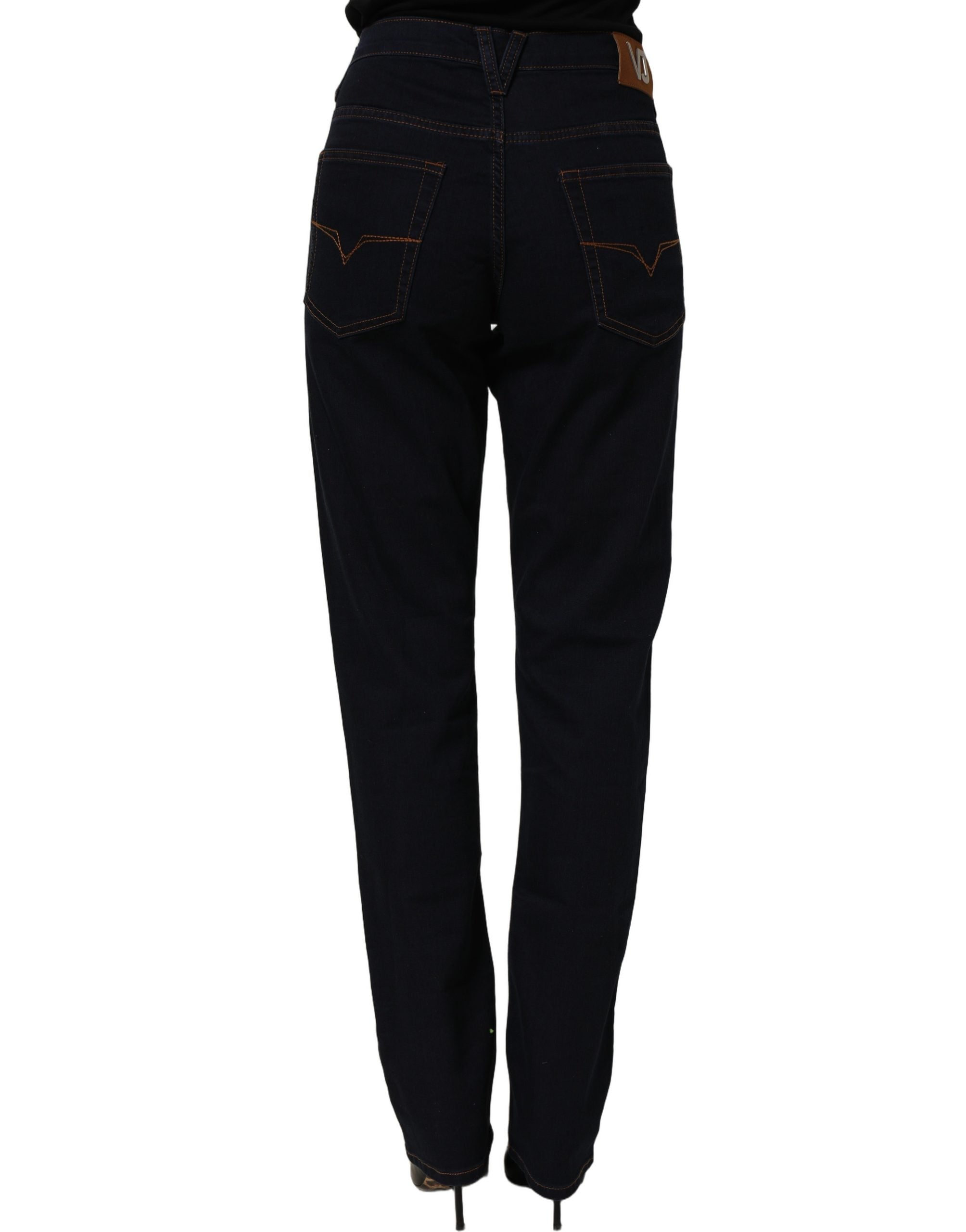 Versace Jeans Couture Blue High Waist Skinny Denim Trouser Women's Jeans