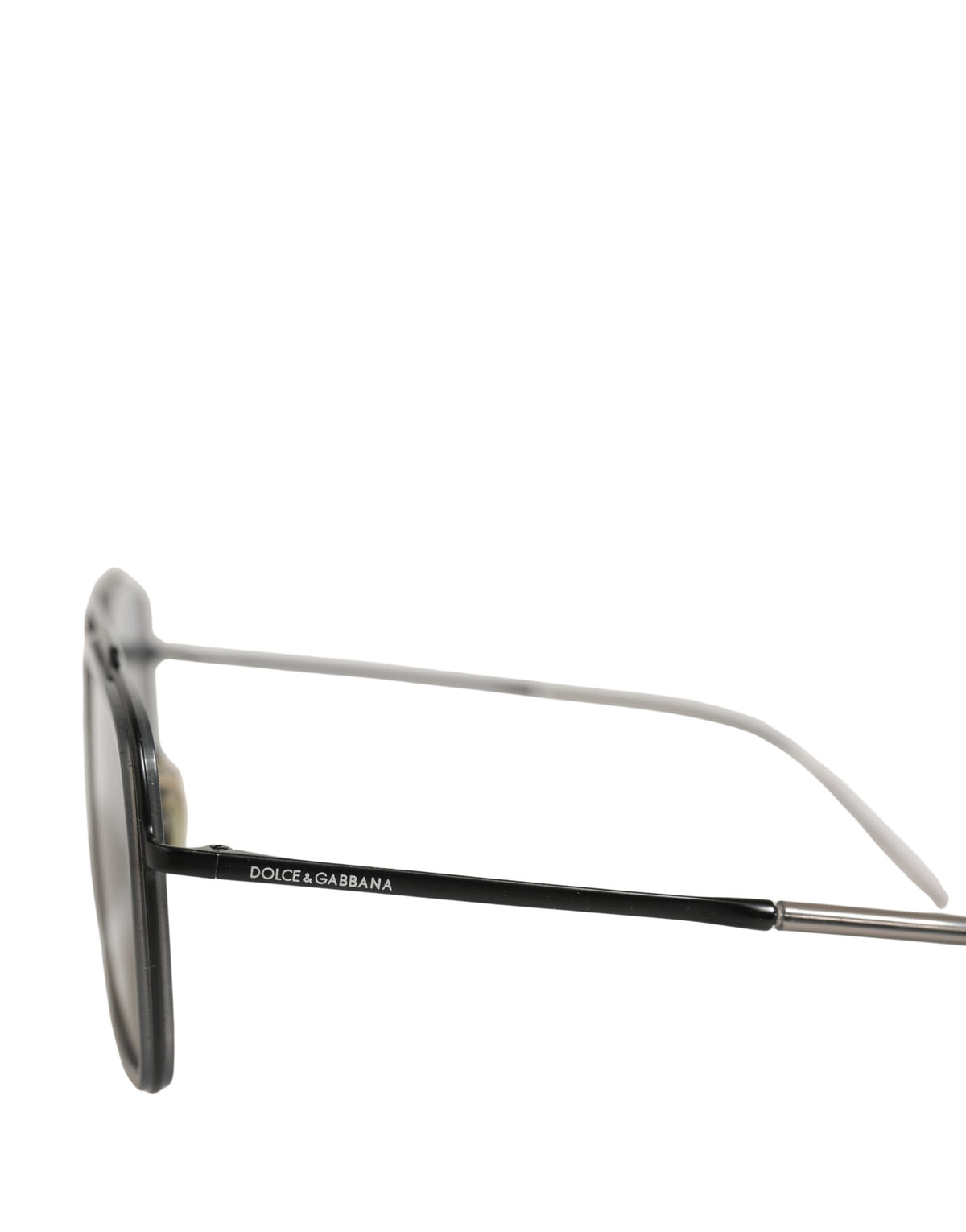 Dolce & Gabbana Women DG2262 Black Metal Square Frame Eyewear Women's Sunglasses (Pre-Owned)