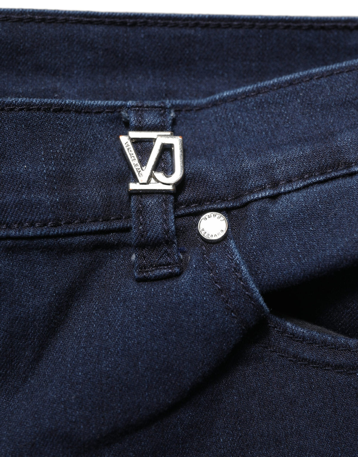 Versace Jeans Couture Blue High Waist Skinny Denim Trouser Women's Jeans (Pre-Owned)