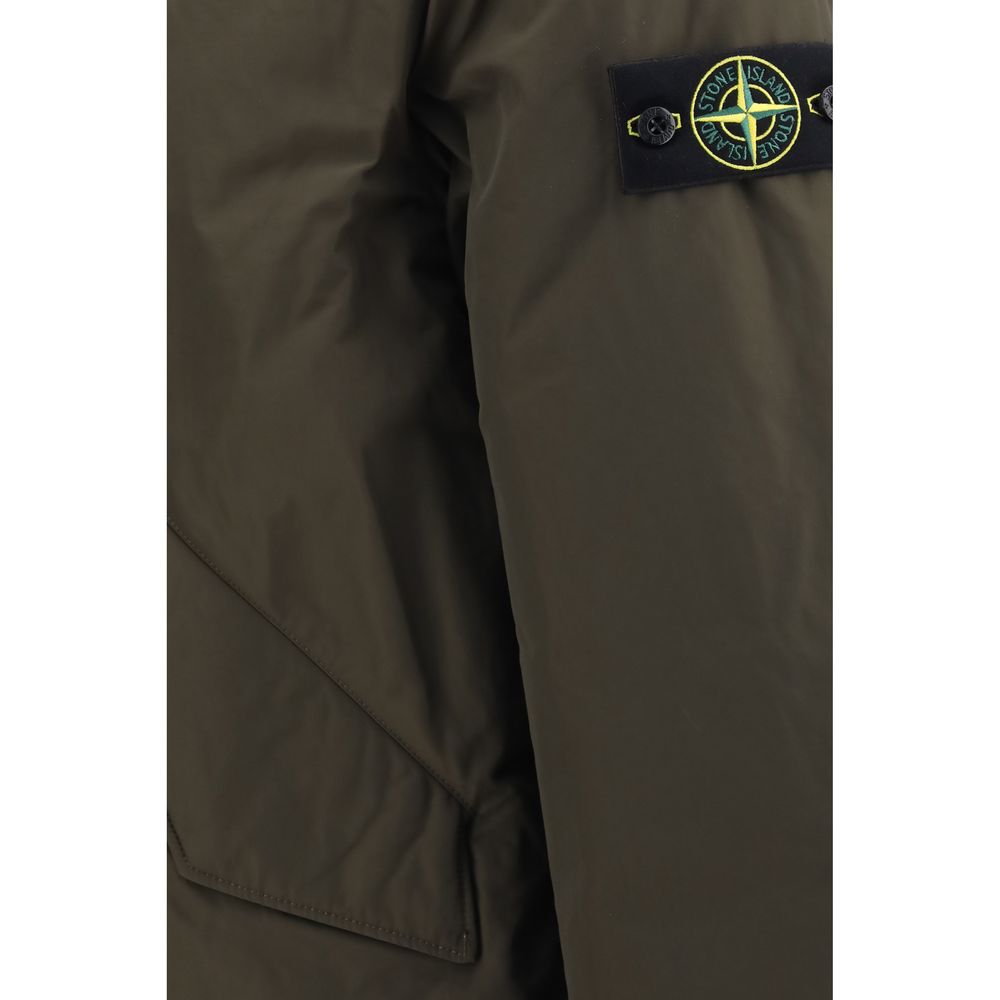 Stone Island Bicolor Polyester Shell Men's Jacket