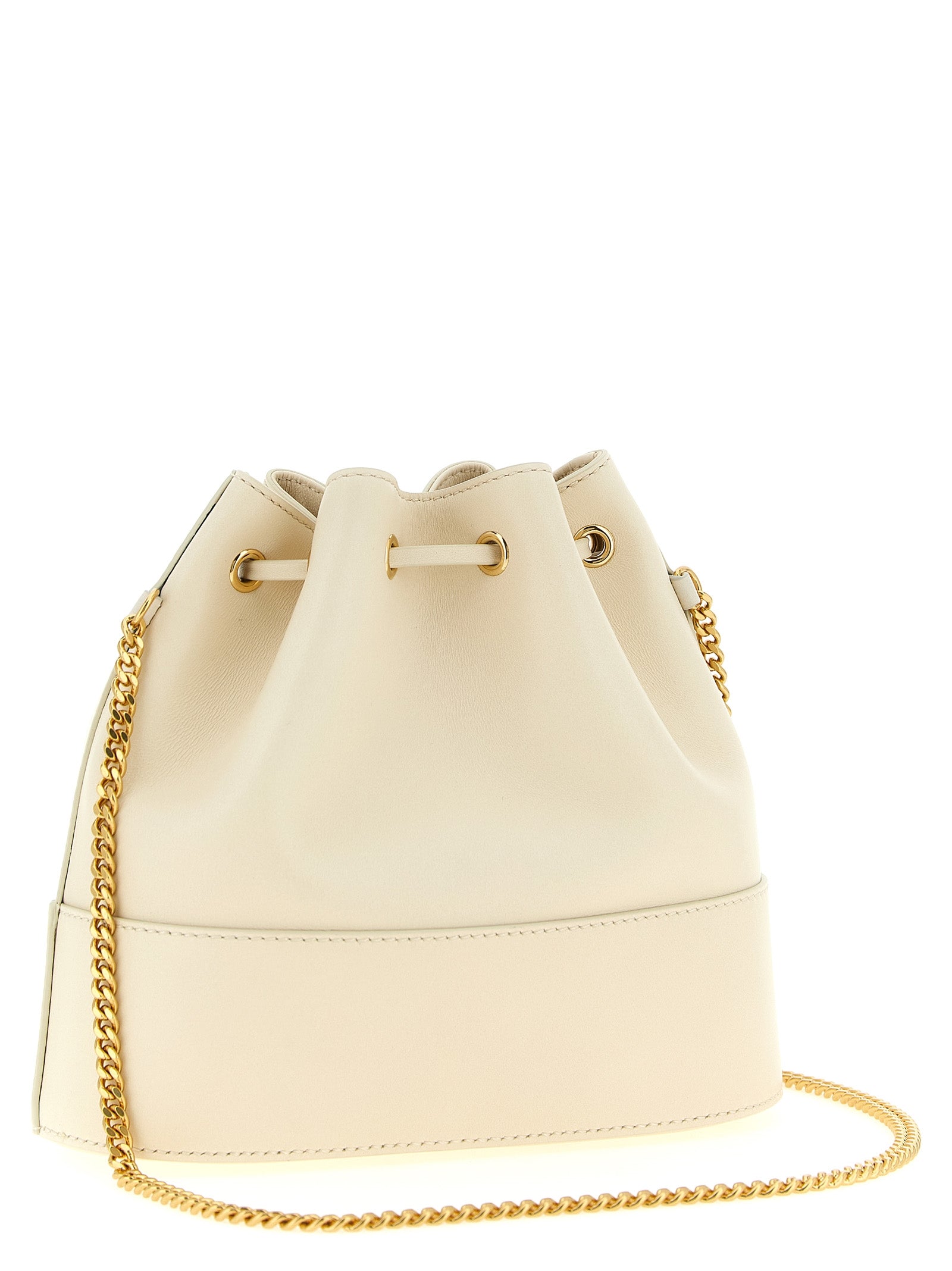 Valentino Garavani White Lamb Leather Crossbody Women's Bag