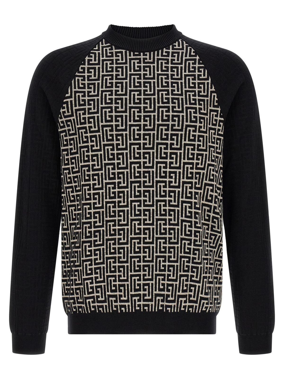 Balmain Bicolor Cotton Men's Cardigan