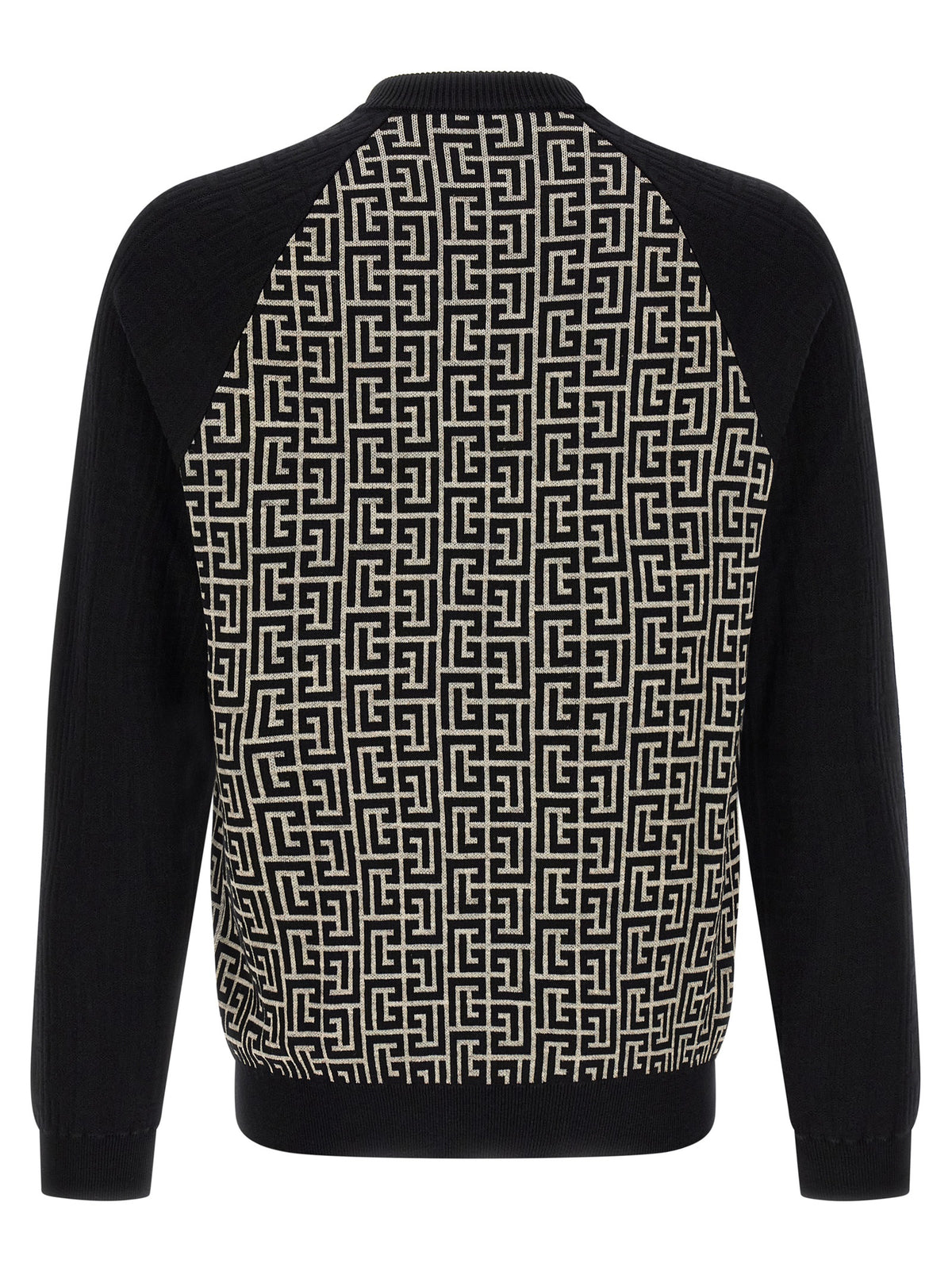 Balmain Bicolor Cotton Men's Cardigan