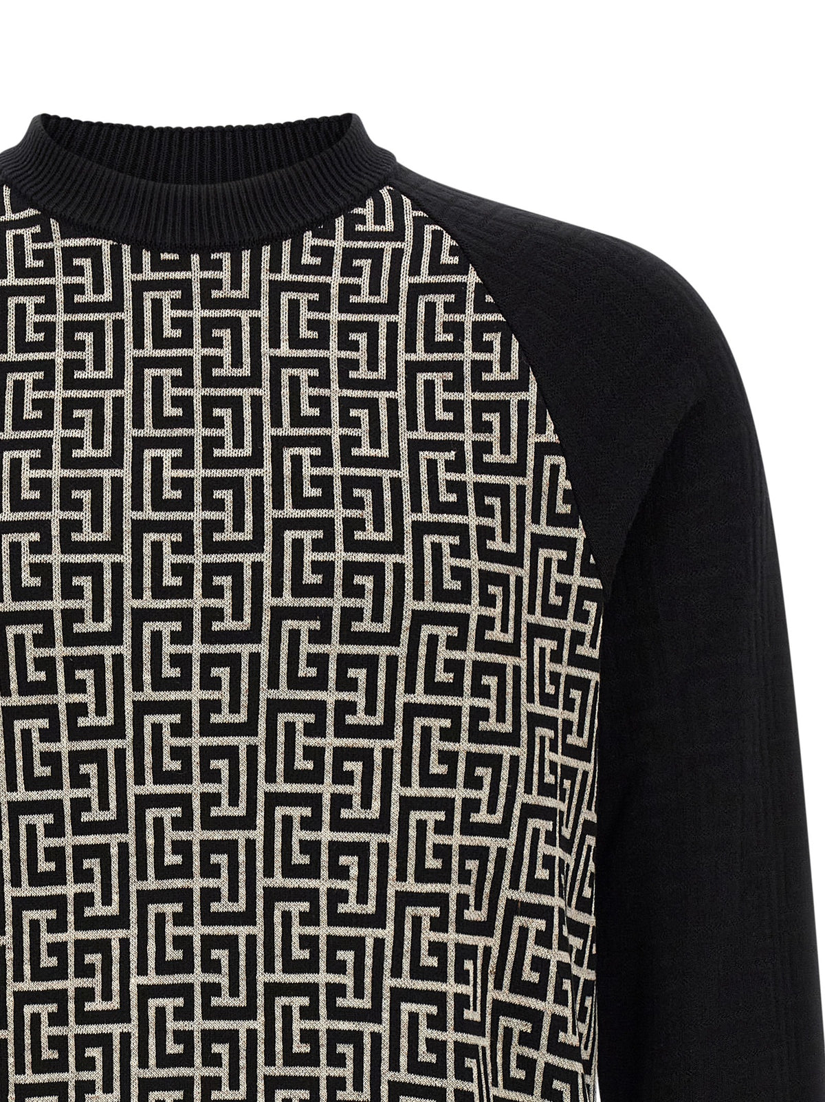Balmain Bicolor Cotton Men's Cardigan