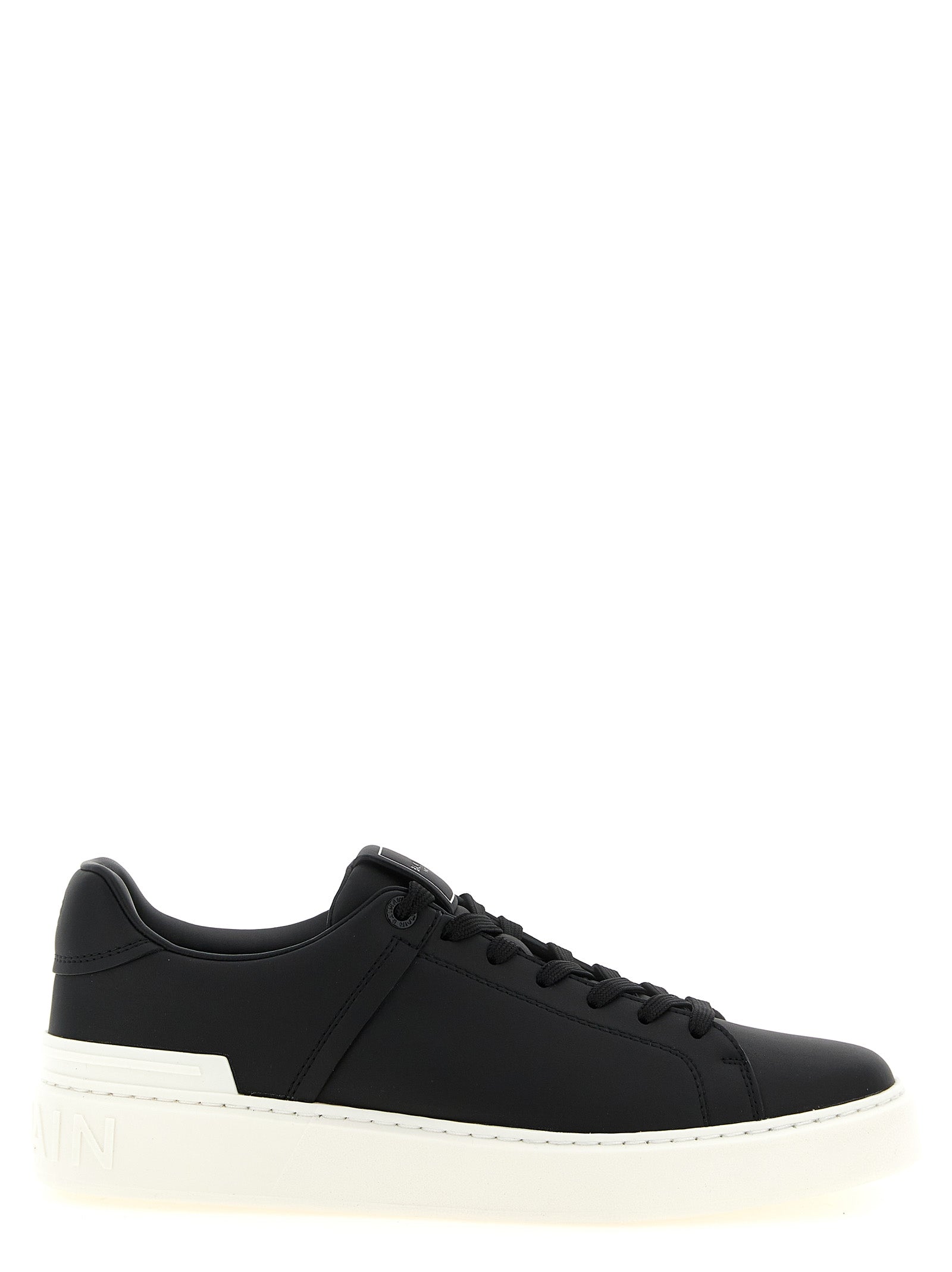 Balmain Bicolor Calfskin Low Top Men's Sneakers