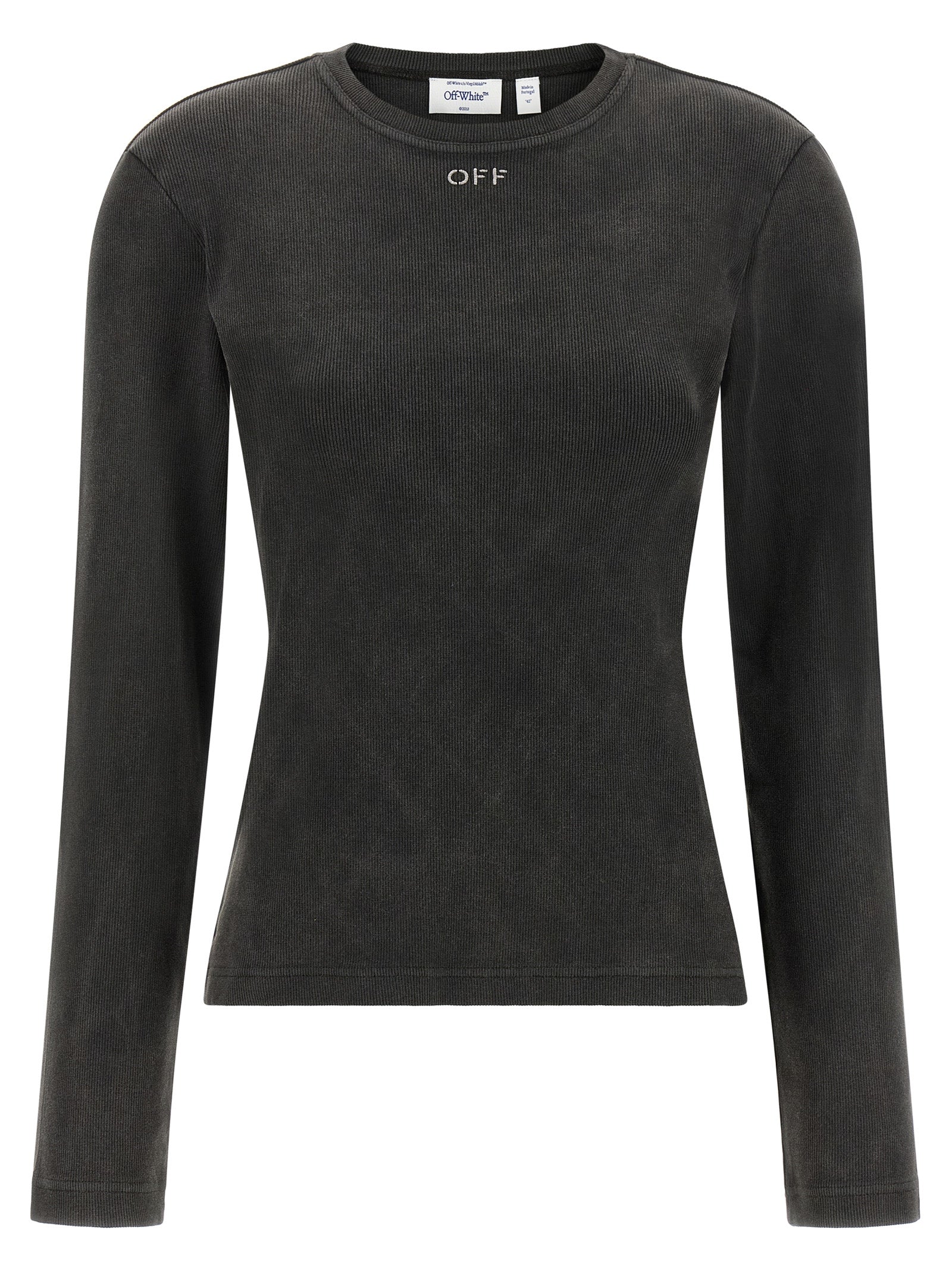Off-White Black Cotton Women's Sportswear