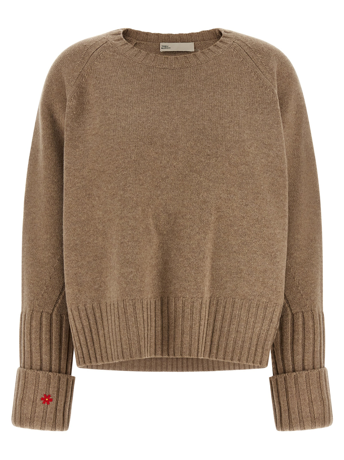 Tory Burch Beige Wool Women's Cardigan