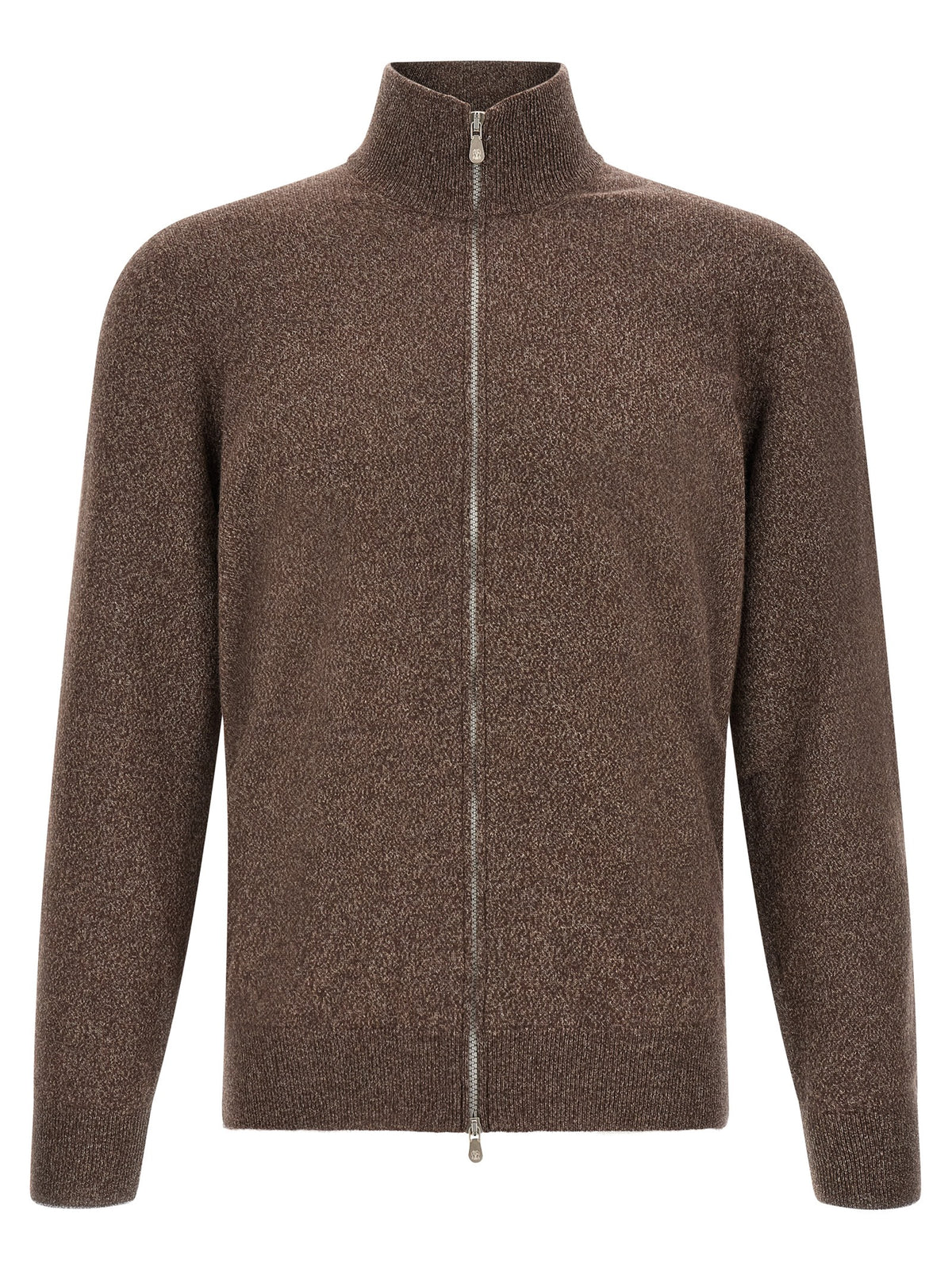 Brunello Cucinelli Brown Cashmere Men's Cardigan