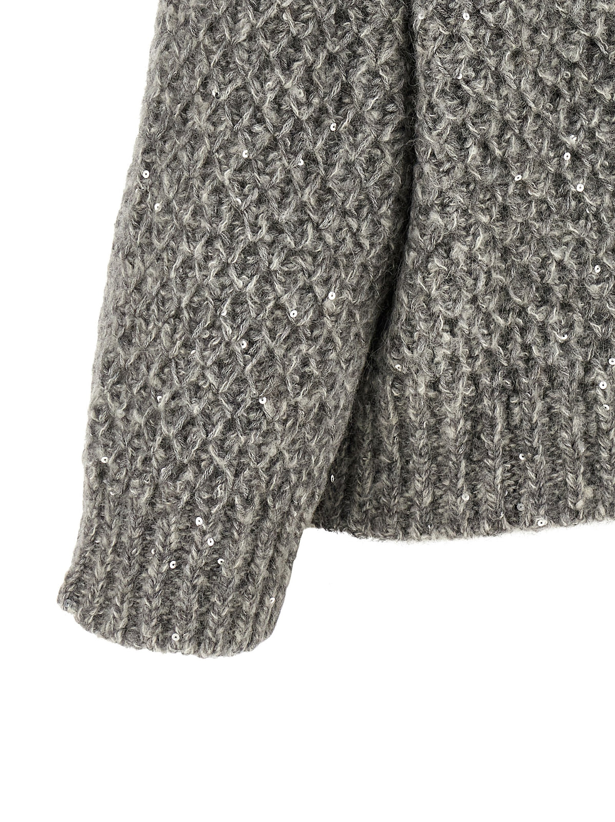 Peserico Gray Wool Women's Cardigan