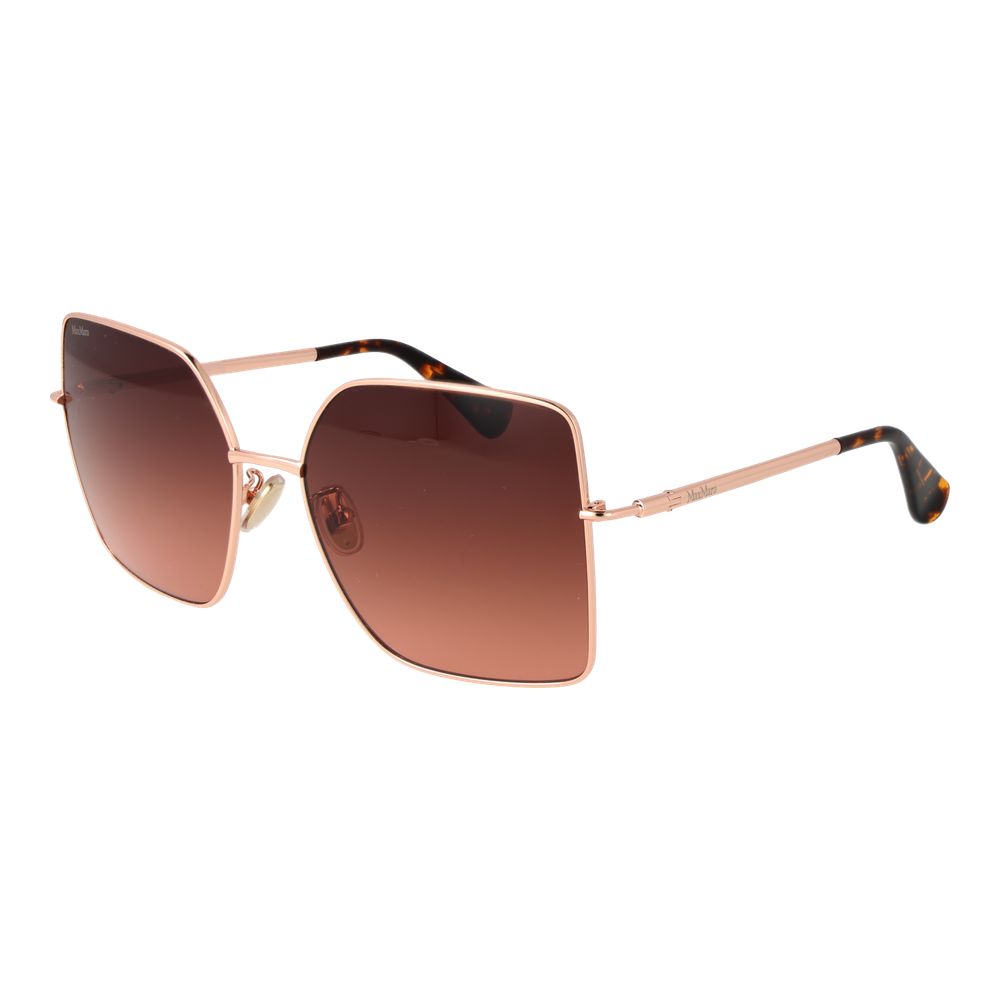 Max Mara Rose Gold Metal Women's Sunglasses
