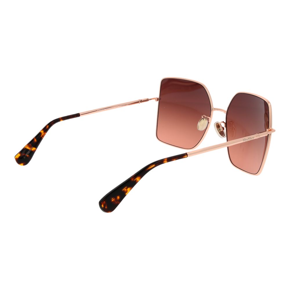 Max Mara Rose Gold Metal Women's Sunglasses