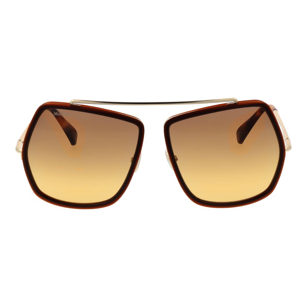 Max Mara Brown Metal Women's Sunglasses