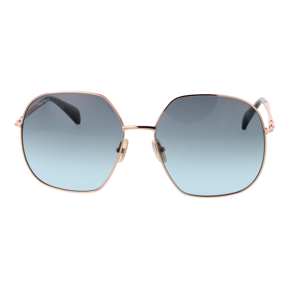 Max Mara Rose Gold Metal Women's Sunglasses