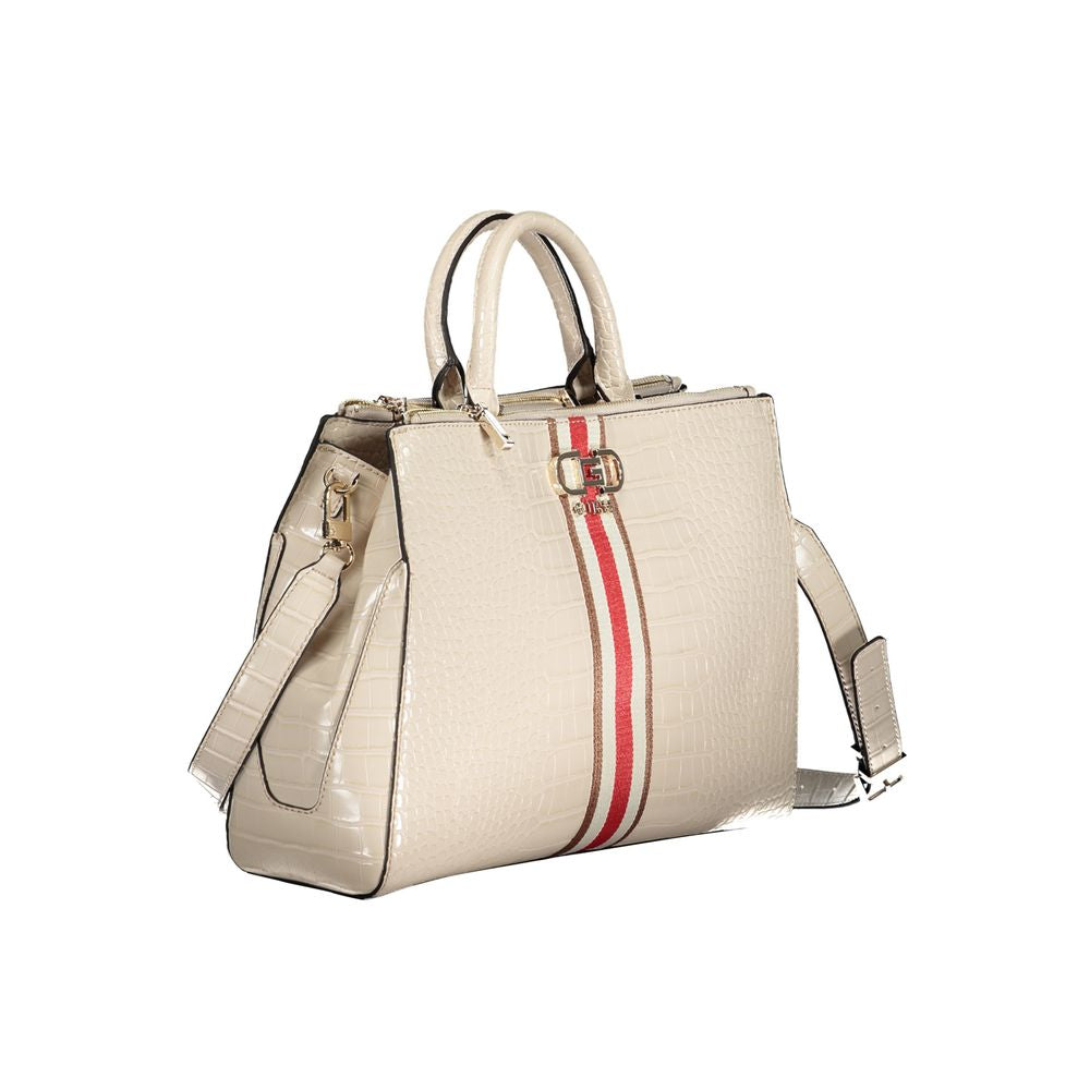 Guess Jeans Beige Polyurethane Women Women's Handbag