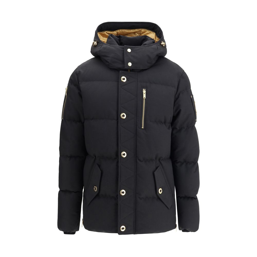 Moose Knuckles Black Cotton Men's Coat