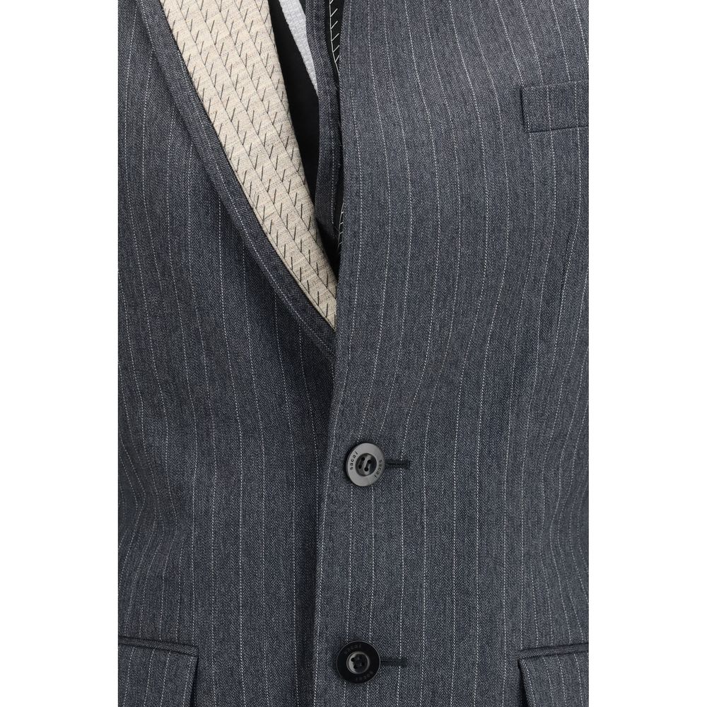 Sacai Gray Wool Oves Aries Women's Jacket