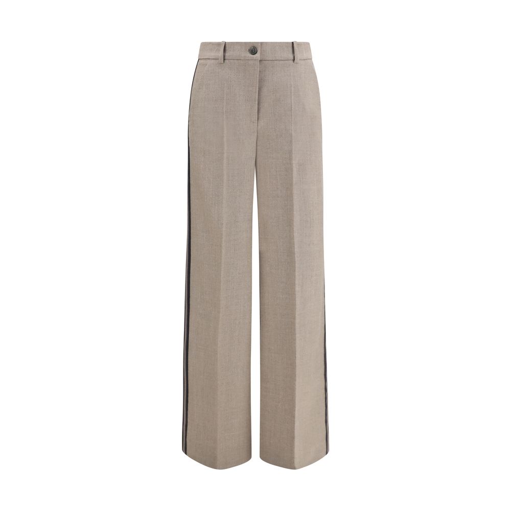 P.A.R.O.S.H. Gray Wool Oves Aries Women's Pants