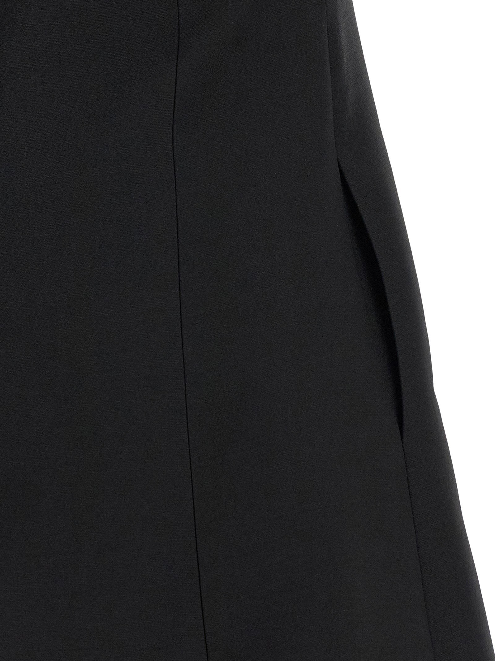 Valentino Garavani Black Virgin Wool Short Women's Dress