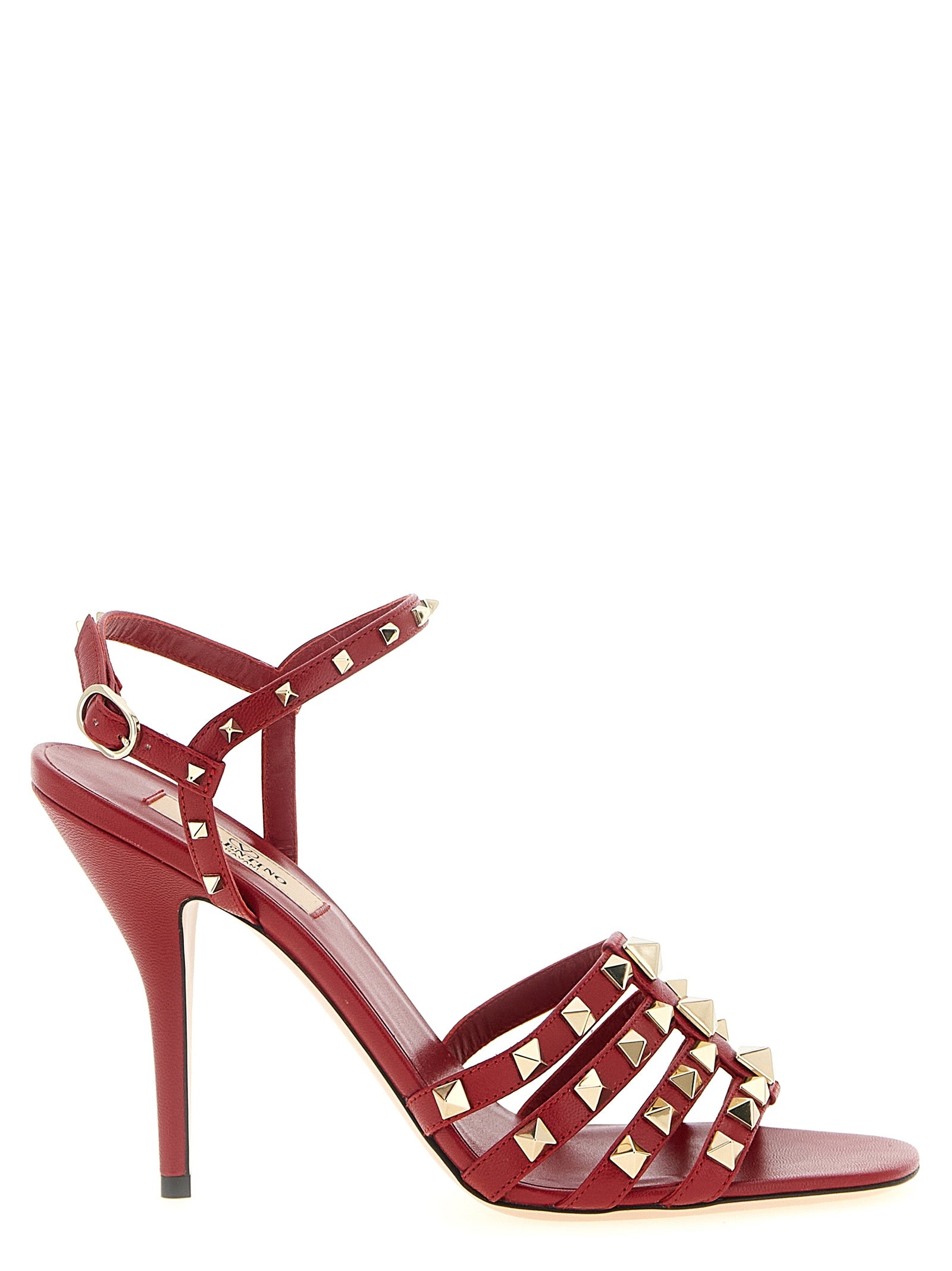 Valentino Garavani Multicolor Calfskin Stiletto Heel Women's Sandals