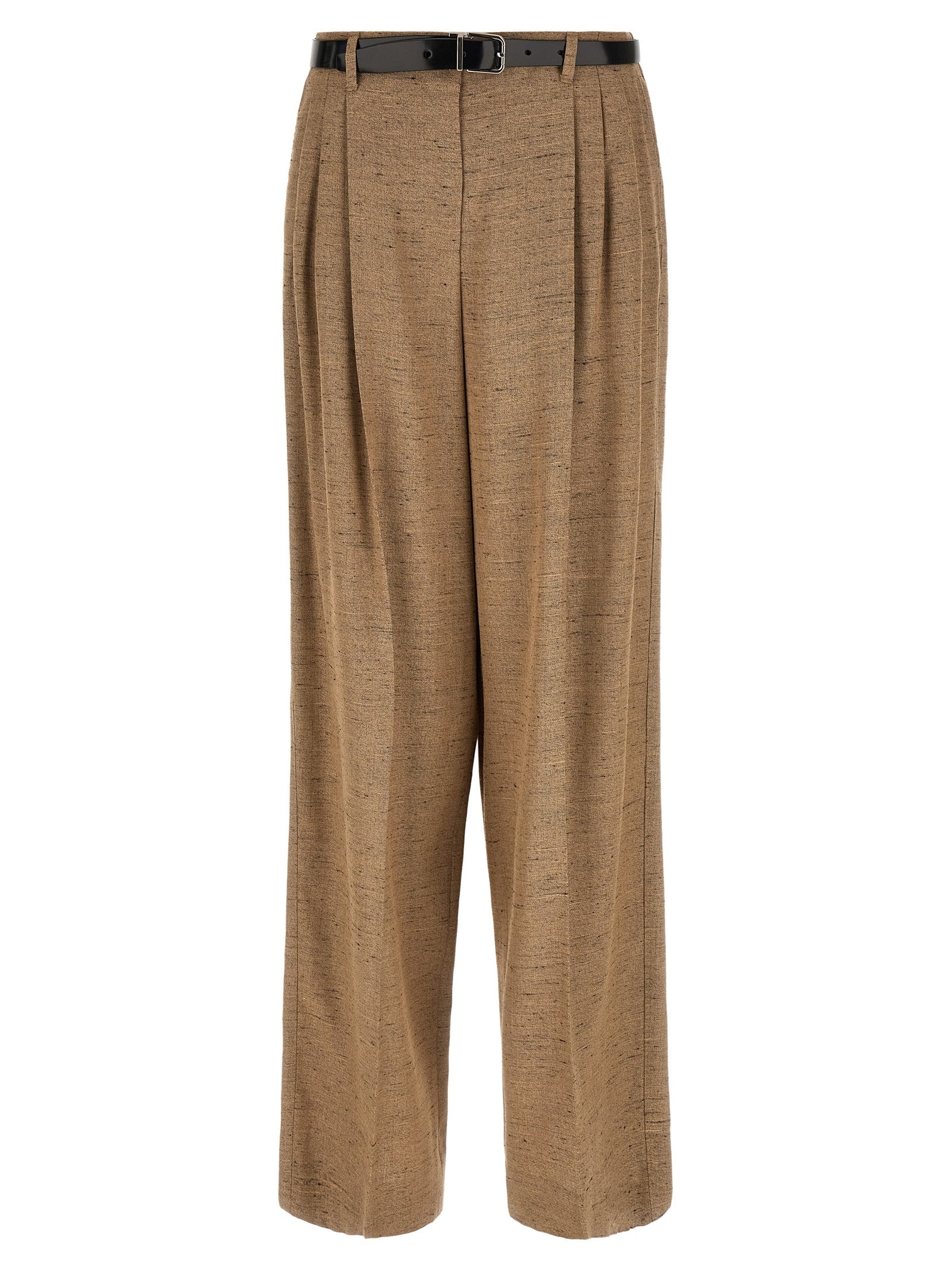 Dolce & Gabbana Beige Viscose Casual Women's Pants