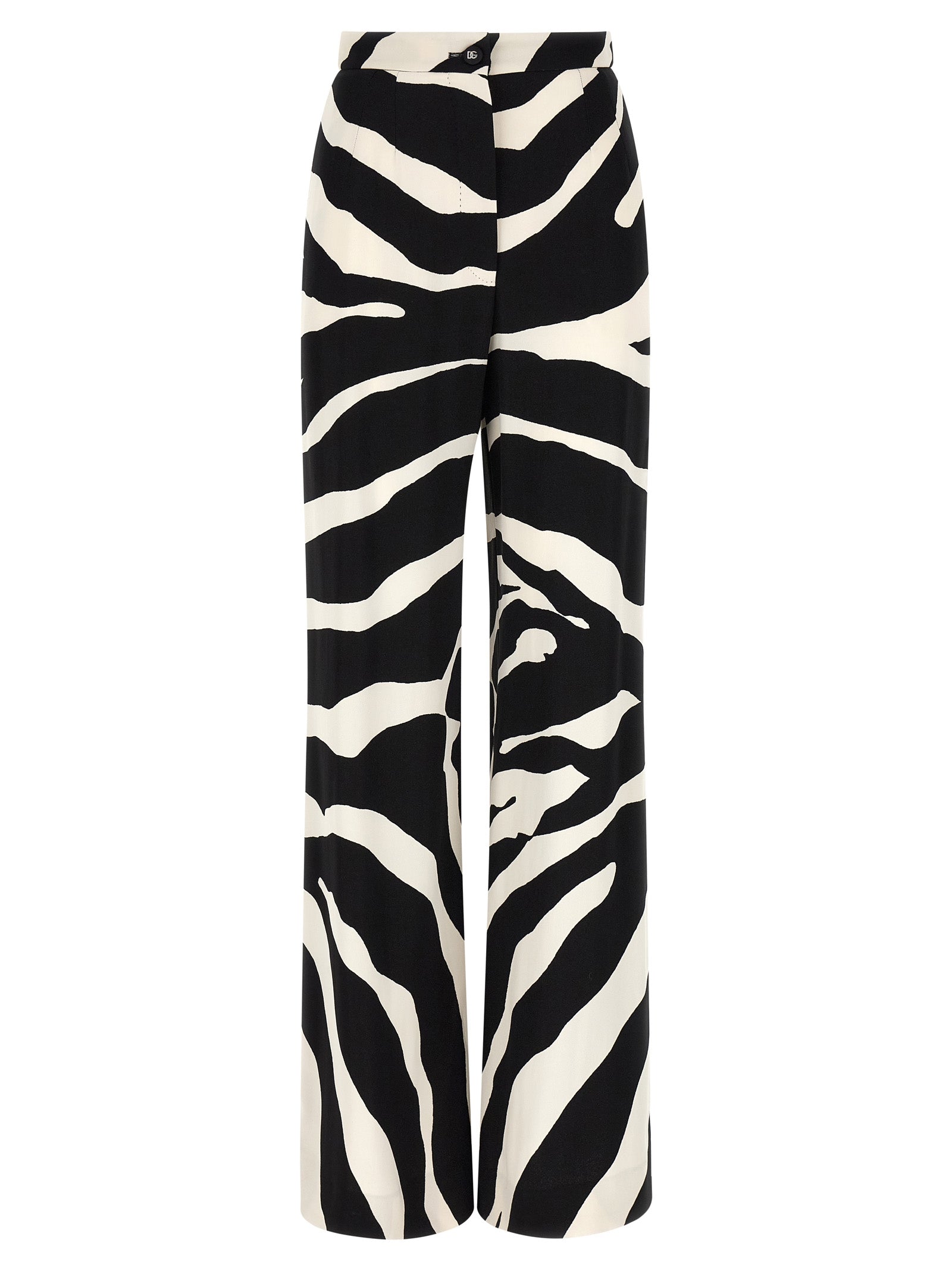 Dolce & Gabbana Bicolor Viscose Casual Women's Pants