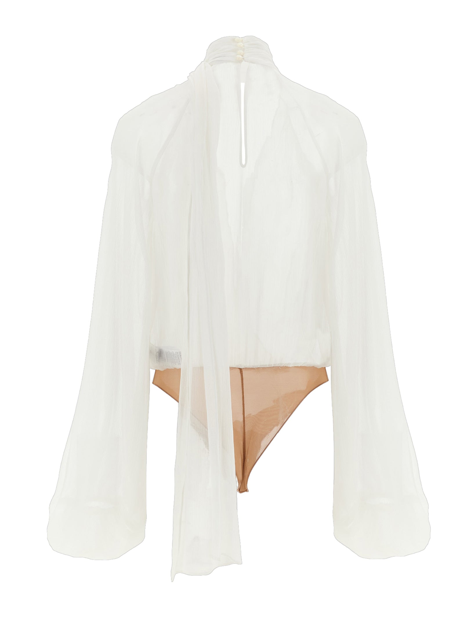 Elisabetta Franchi White Viscose Women's Bodysuit