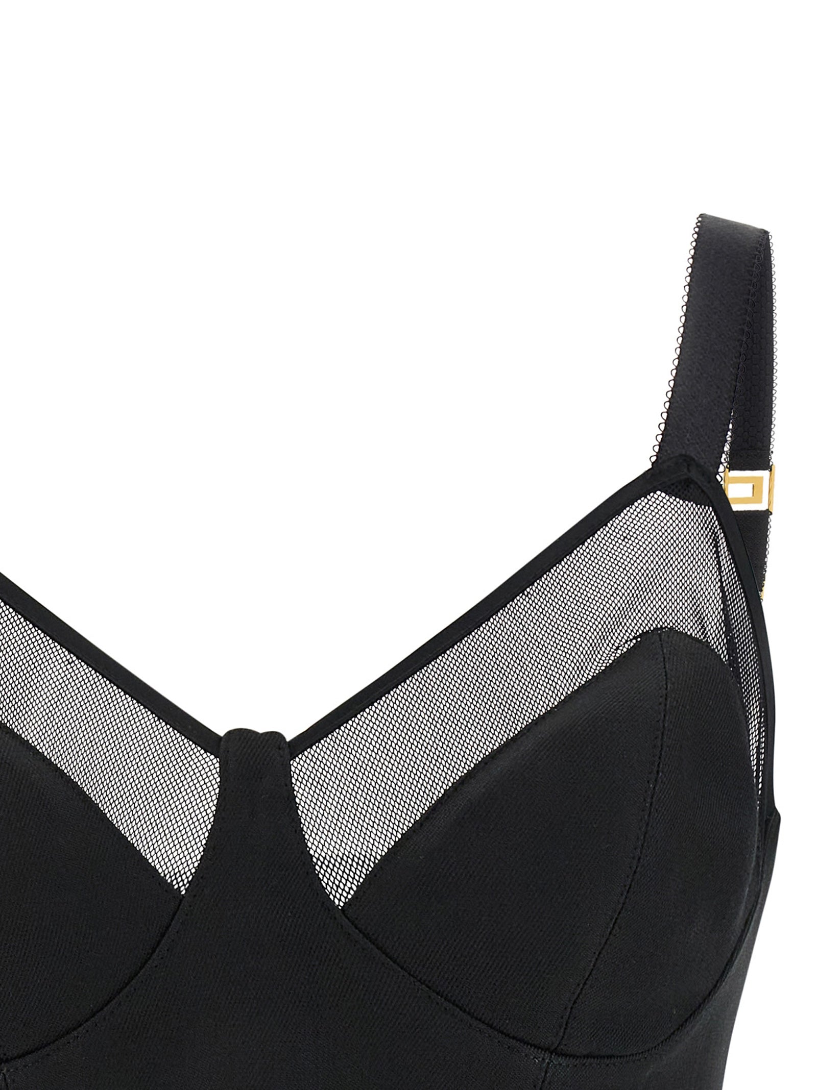 Elisabetta Franchi Black Virgin Wool Tank Women's Tops