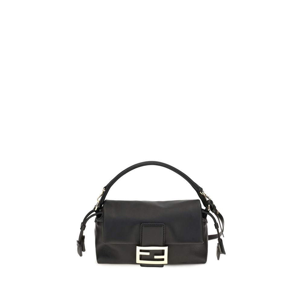 Fendi Black Lamb Ovis Aries Aries Shoulder Women's Bag