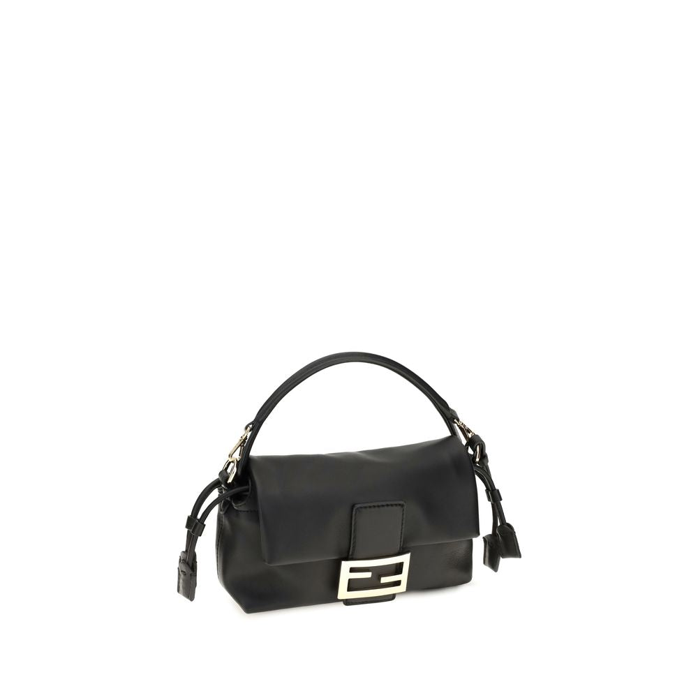 Fendi Black Lamb Ovis Aries Aries Shoulder Women's Bag