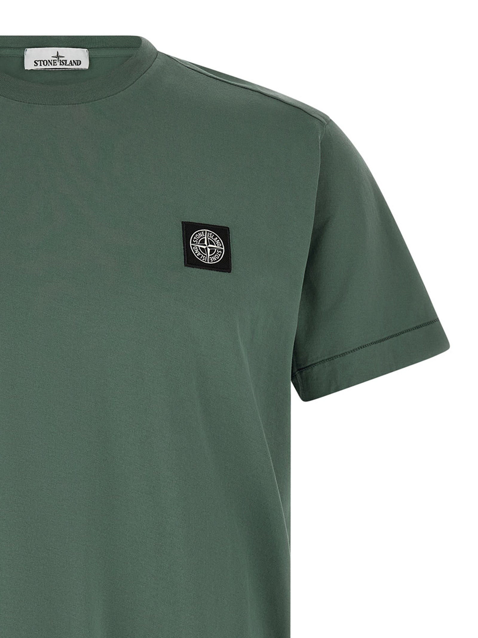 Stone Island Bicolor Cotton Men's T-Shirt
