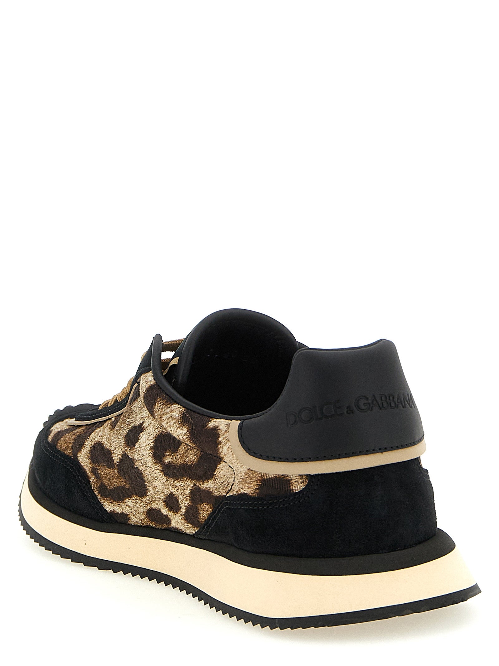 Dolce & Gabbana Multicolor Cotton Low Top Women's Sneakers