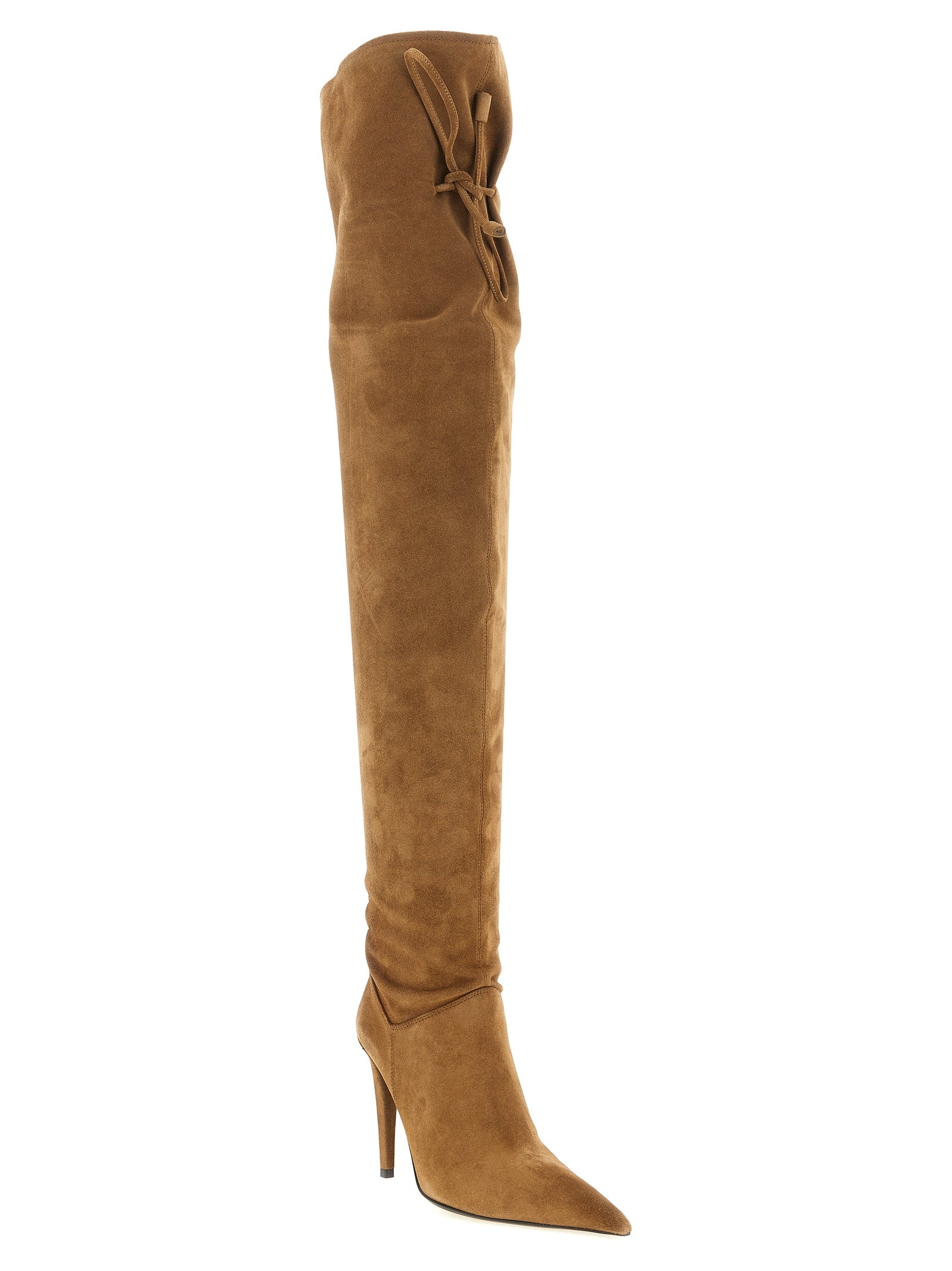 Giuseppe Zanotti Brown Calfskin Over The Women's Knee