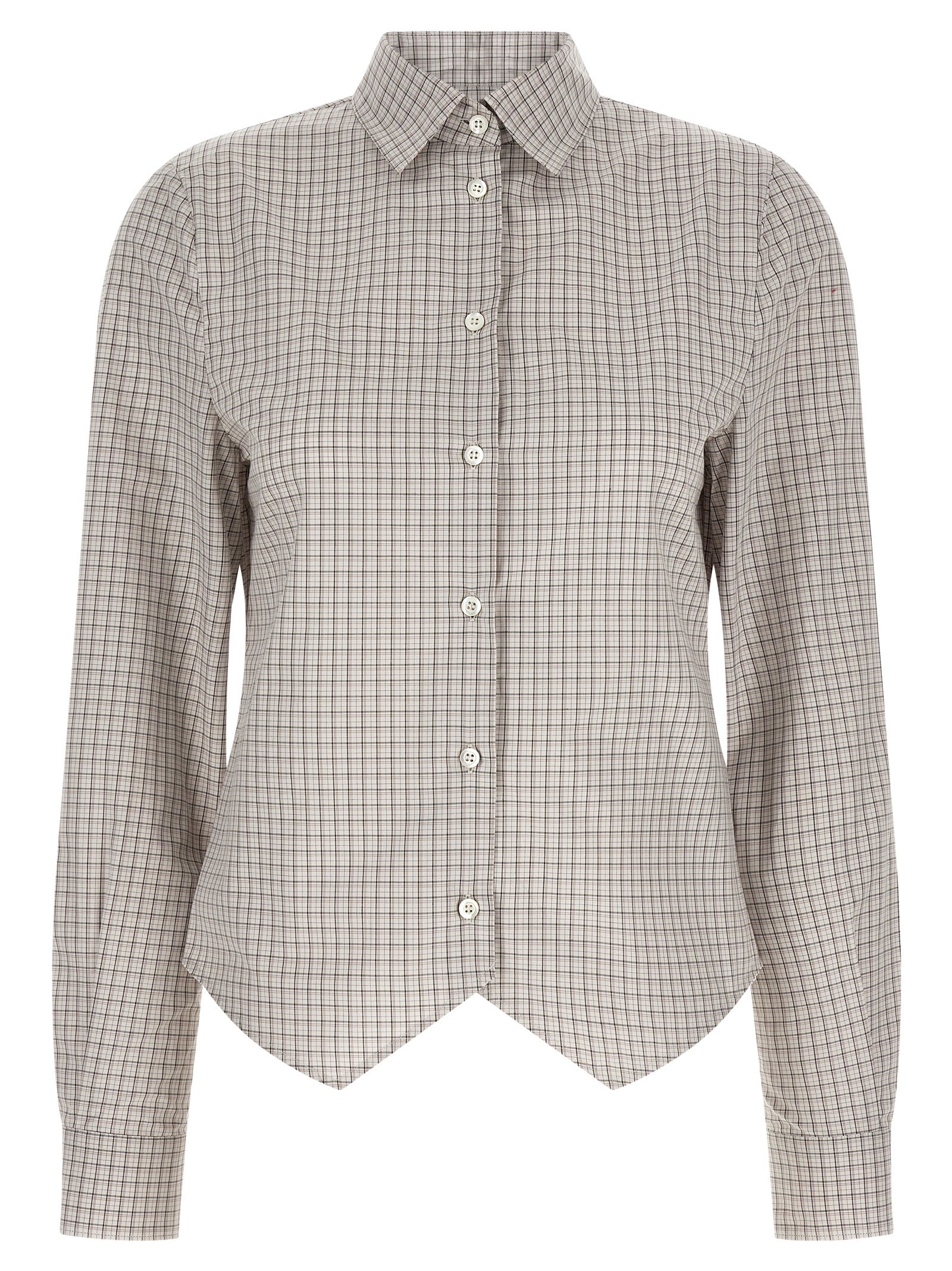 Maison Margiela Beige Cotton Women's Blouse
