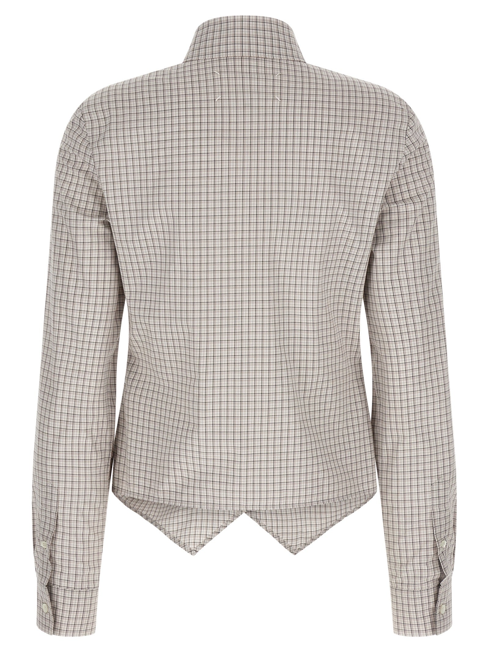 Maison Margiela Beige Cotton Women's Blouse