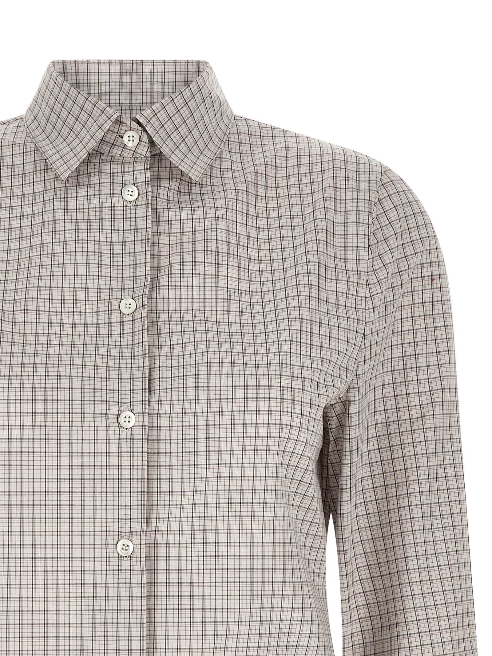 Maison Margiela Beige Cotton Women's Blouse