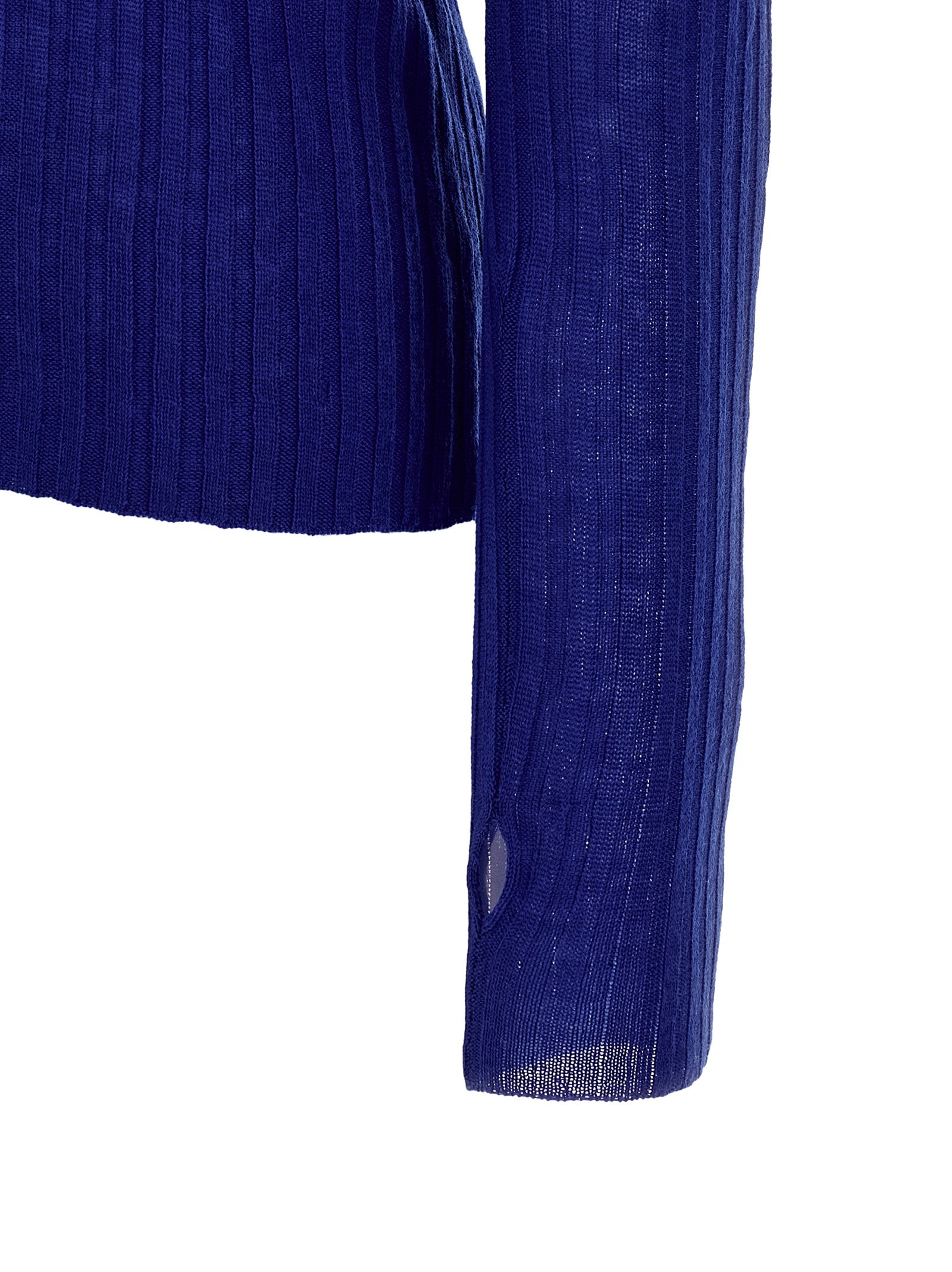 PINKO Blue Wool Women's Cardigan